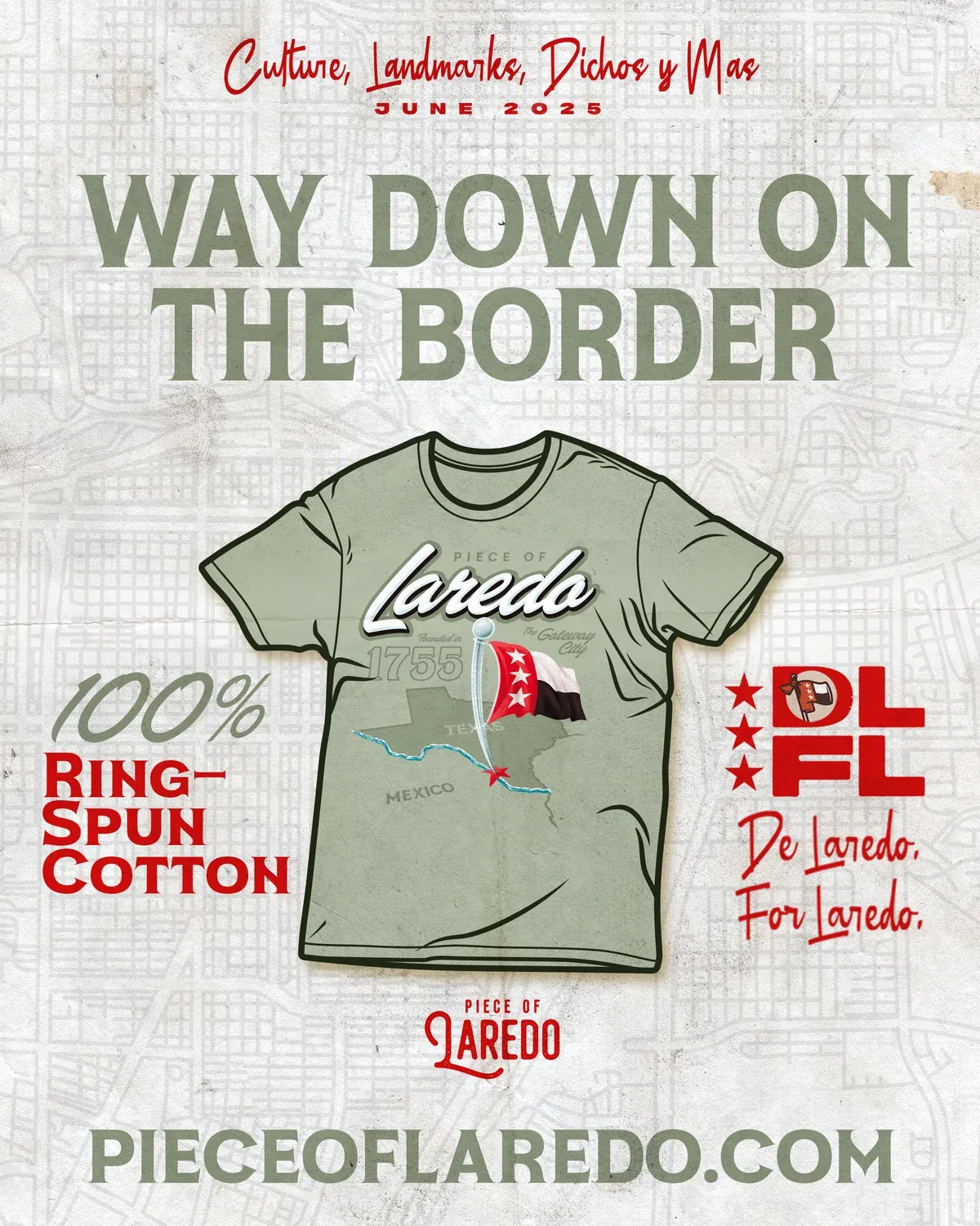 Down on the Border launch poster