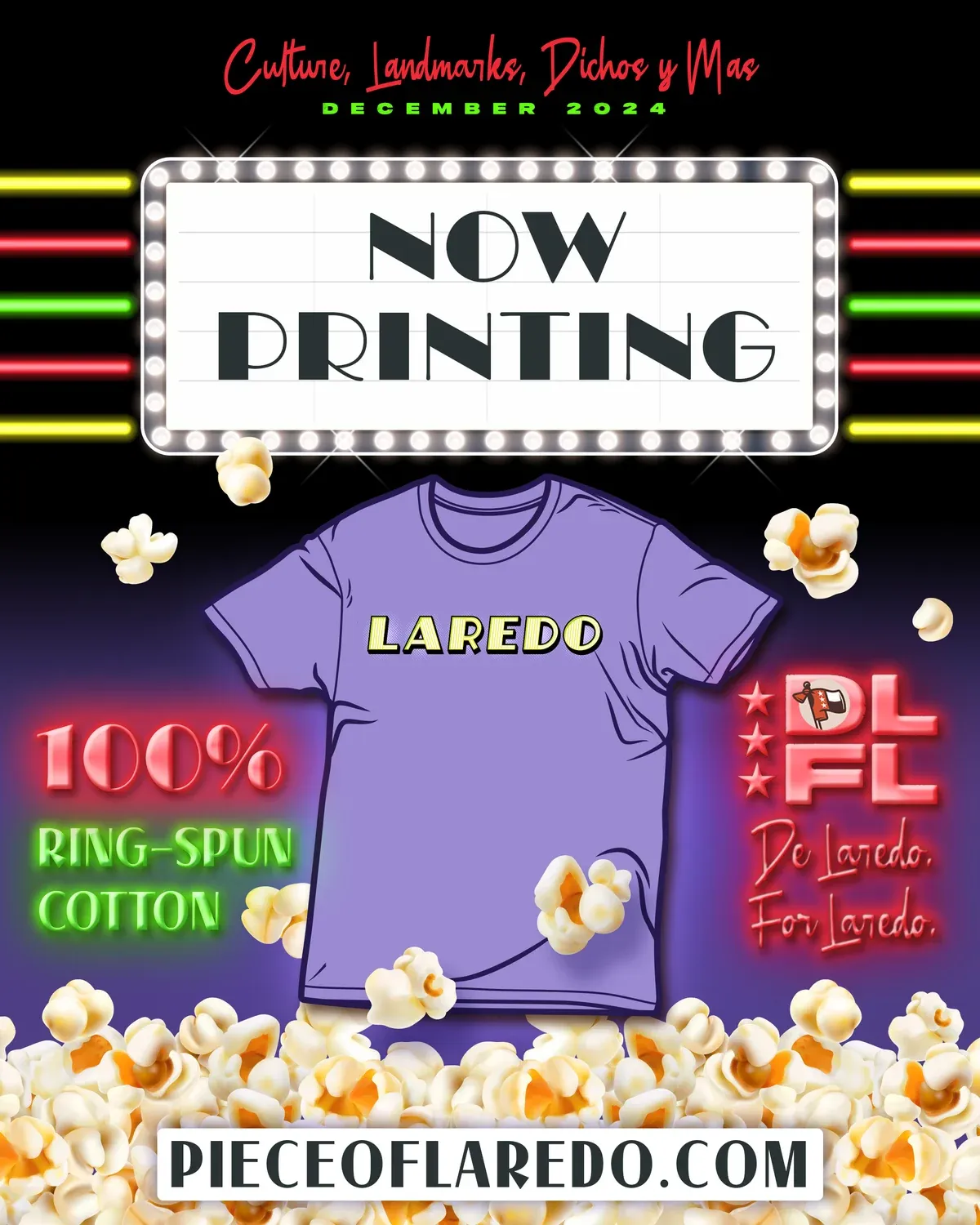 Movies 12 Tee launch poster