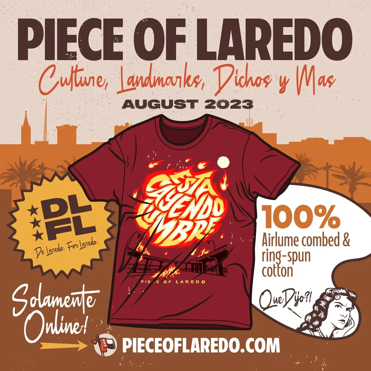 Esta Cayendo Lumbre launch poster